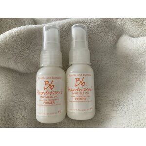 Bumble Bb Hairdresser’s Invisible Oil Heat/UV Protective Primer LOT 2 X 1 oz New